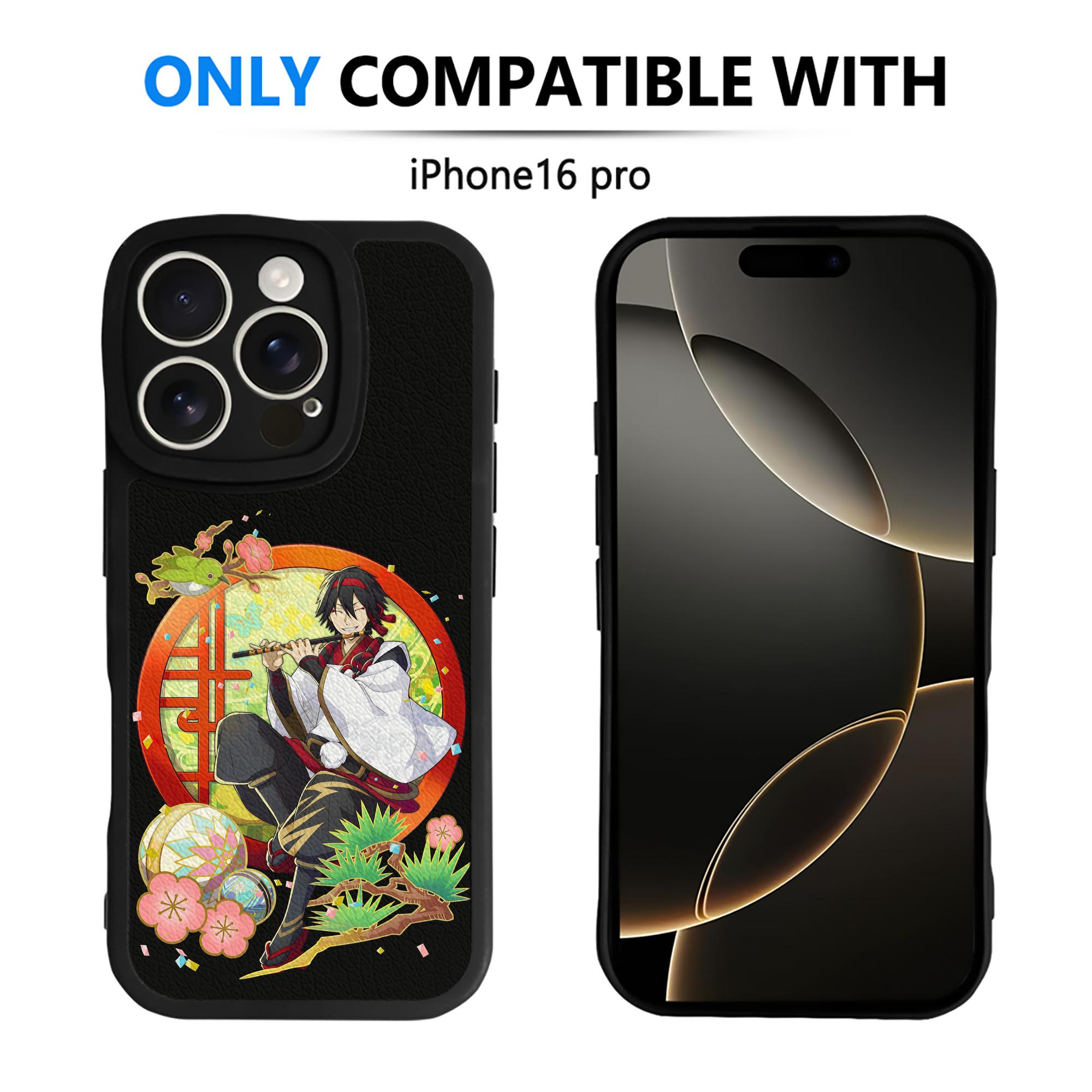 （画像用） 文豪ストレイドッグス Bungo Stray Dogs 【iPhone 16シリーズ対応】シリコンスマホケース（レザー調） 材質：シリコン
